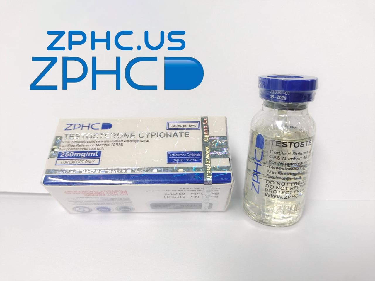Testosterone Cypionate 250 mg/ml 10 ml ZPHC